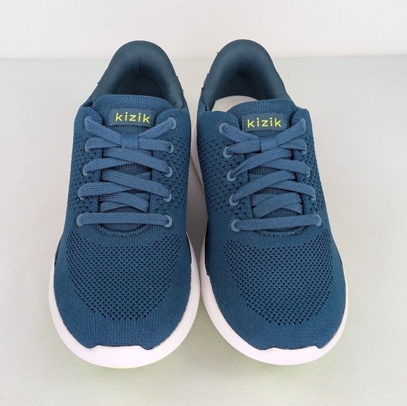 Kizik Lima Hands Free Running Shoes Womens Size 7 Blue Tidepool Sneakers - Picture 4 of 14